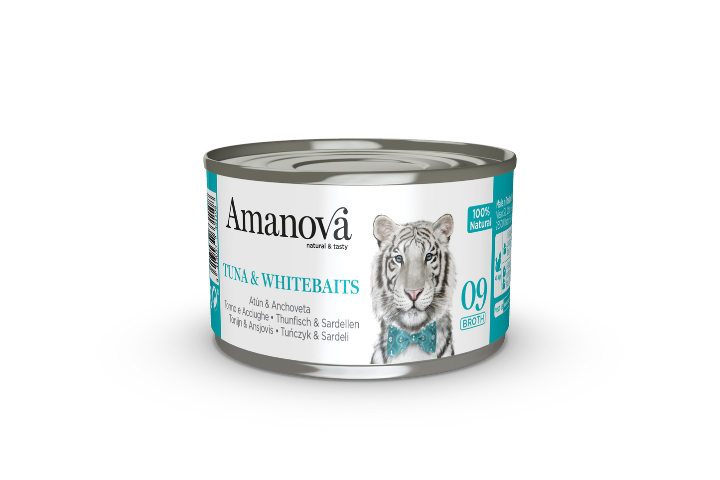 Amanova Cat Tuna & Whitebaits in Bouillon 70gr.