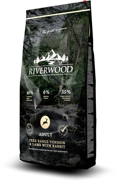 Riverwood Adult Hert & Lam met Konijn 2kg
