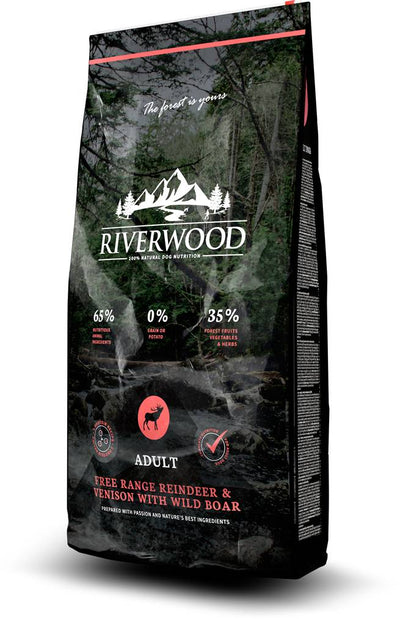 Riverwood Adult Rendier & Hert met Wild zwijn 2kg