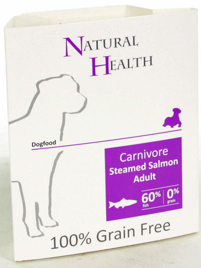 Natural Health Dog Steamed Carnivore Salmon 395gr