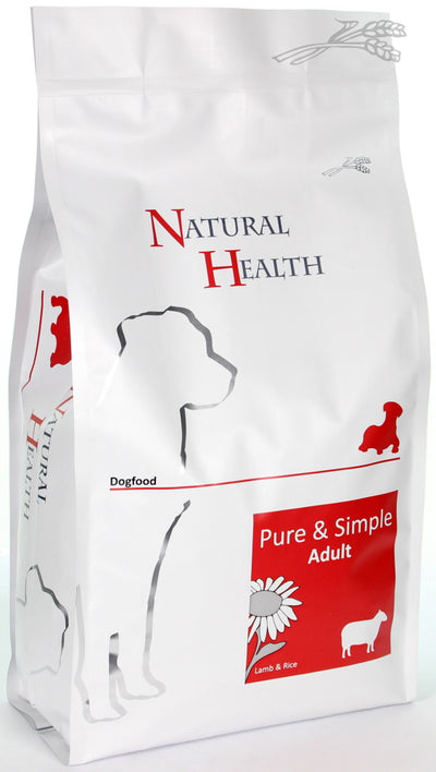 Natural Health adult dog Lam & Rice 2kg