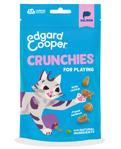 Edgard & Cooper Cat Crunchies Zalm 50gr.