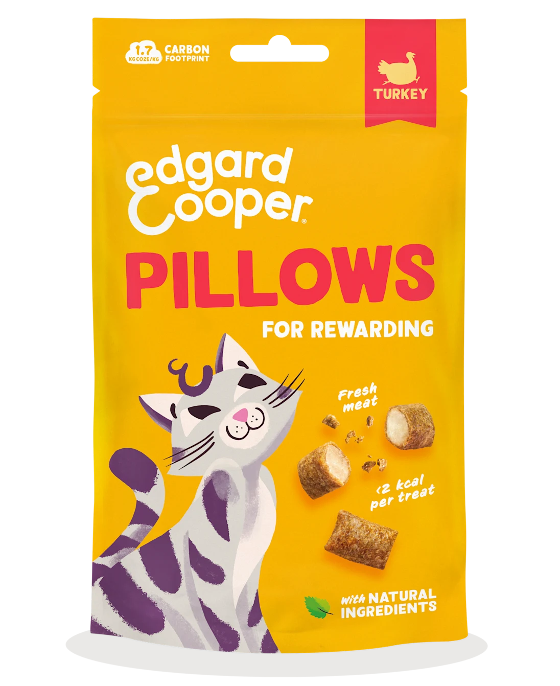 Edgard & Cooper Cat Pillows met kalkoen 60gr.