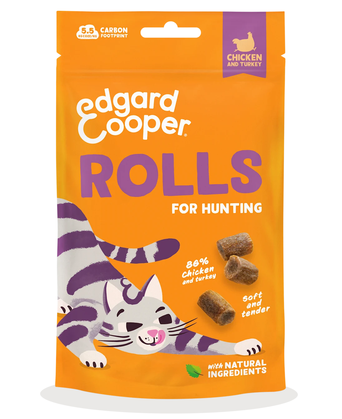 Edgard & Cooper Cat Rolls Kip 45gr.