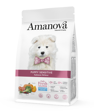 Amanova Puppy Sensitive Salmon Deluxe 2kg