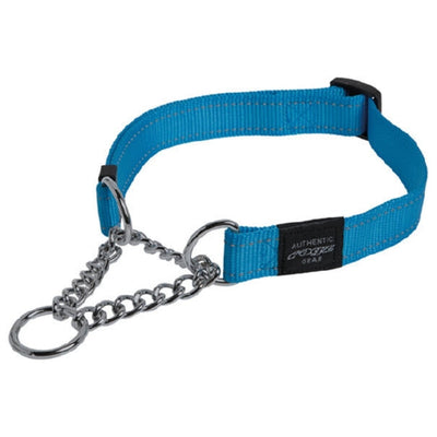 Rogz Utility Obedience sliphalsband M turquoise