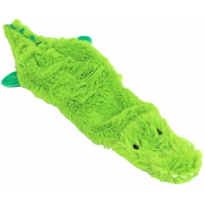 Boon platte krokodil pluche groen, 35cm