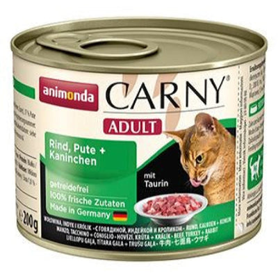 Animonda Carny rund/ kalkoen/ konijn 200gr.