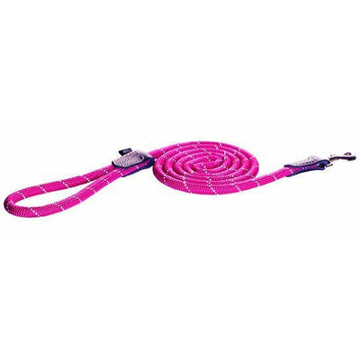 Rogz Rope hondenriem L roze, 1,8mtr.