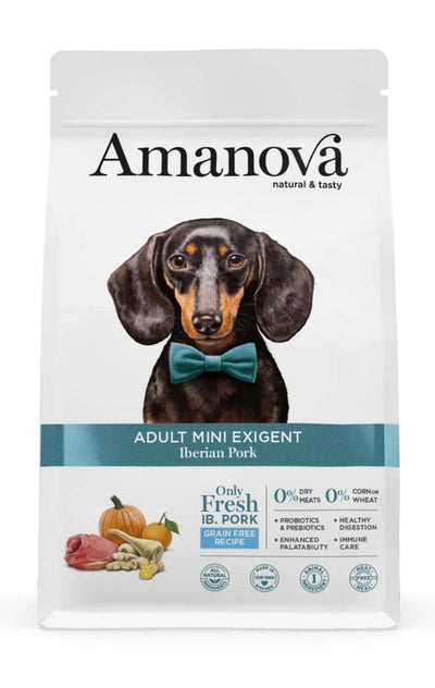 Amanova Adult Dog MINI Exigent Iberian Pork 2kg