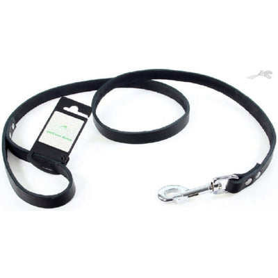 Lijn vetleer zwart 20mm x 130cm