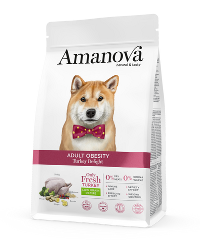 Amanova Adult Dog Obesity Turkey Delight 2kg