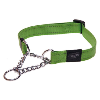 Rogz Utility Obedience sliphalsband M lime