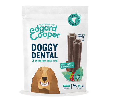 Edgard & Cooper Doggy Dental munt & aardbei M