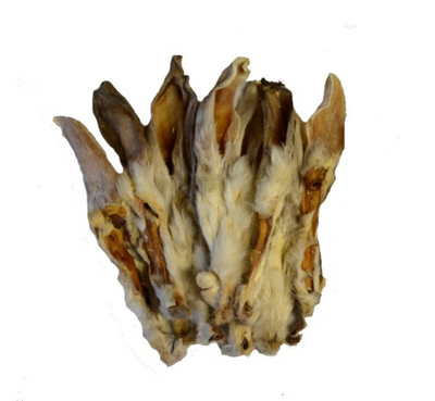 Riverwood Butcher hazenoren met vacht 100gr.