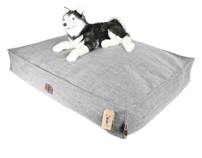 Boony ‘est 1941’ ligkussen orthopedisch Sand grey 80 x 60 x 14cm