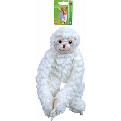 Pluche luiaard met piep 21cm