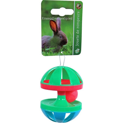 Boon knaagdierspeelgoed diabolo plastic met bel