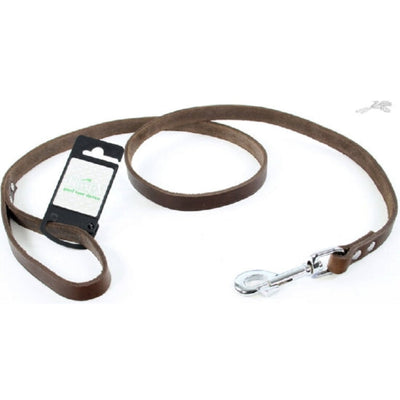 Lijn vetleer bruin 16mm x 130cm