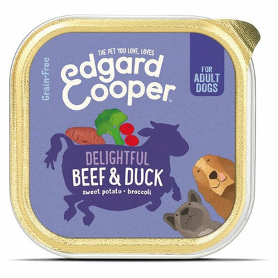 Edgard & Cooper Adult natvoer Beef & Duck 150gr.