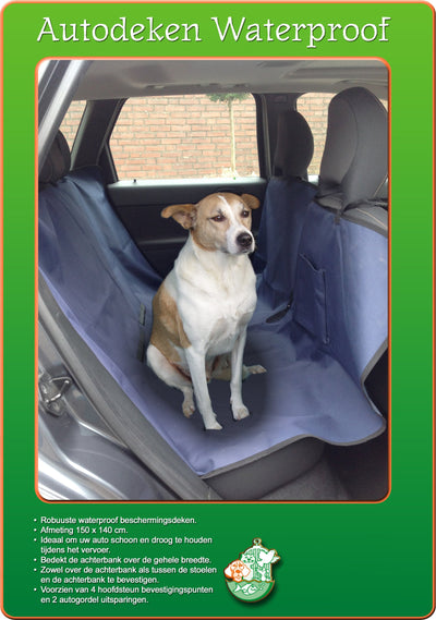 Boon autodeken waterproof blauw, 150 × 140cm