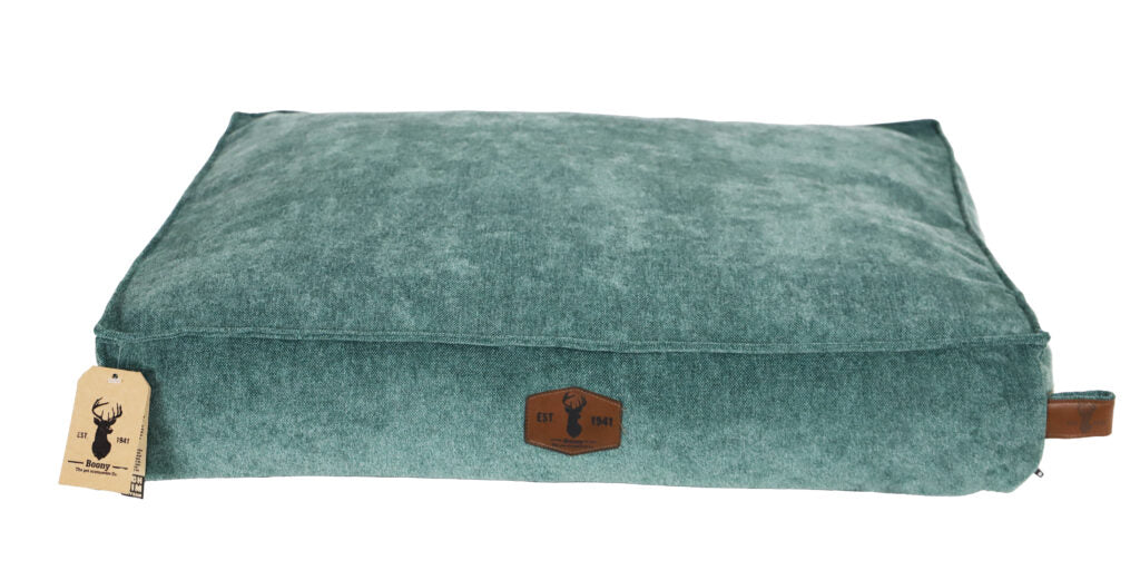 Boony ‘est 1941’ ligkussen orthopedisch emerald green, 120 x 90 x 20cm