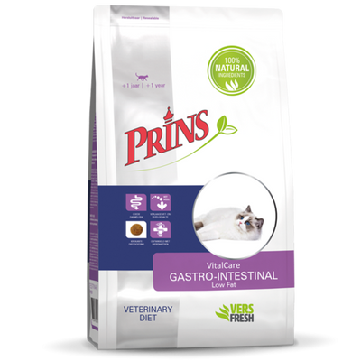 Prins VitalCare Veterinairy Dieet Gastro Intestinal Low fat 1,5kg