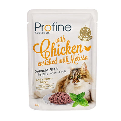 Profine Cat Pouch Chicken Fillets in Jelly 85gr.