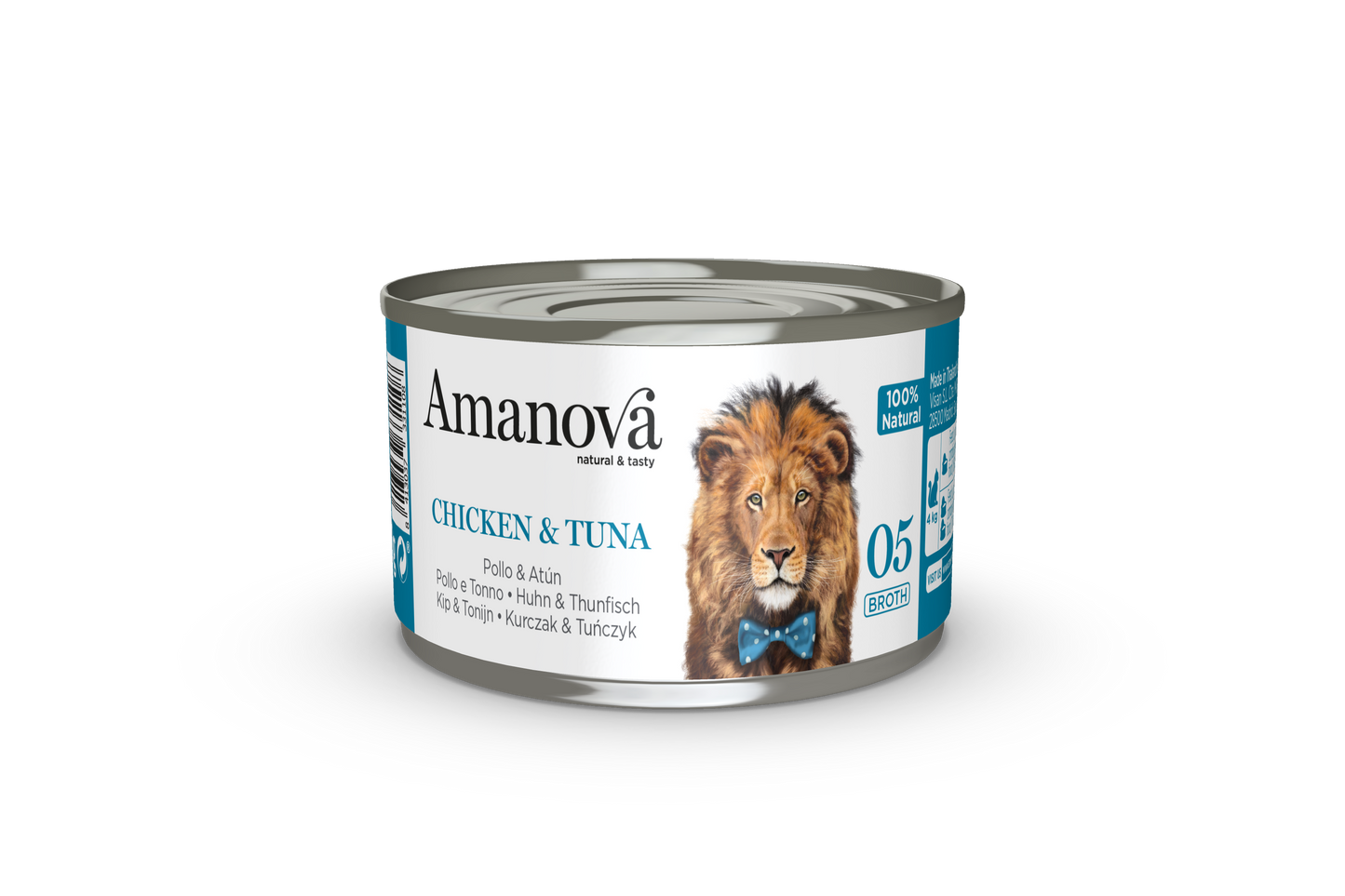 Amanova Cat Chicken & Tuna in Bouillon 70gr.