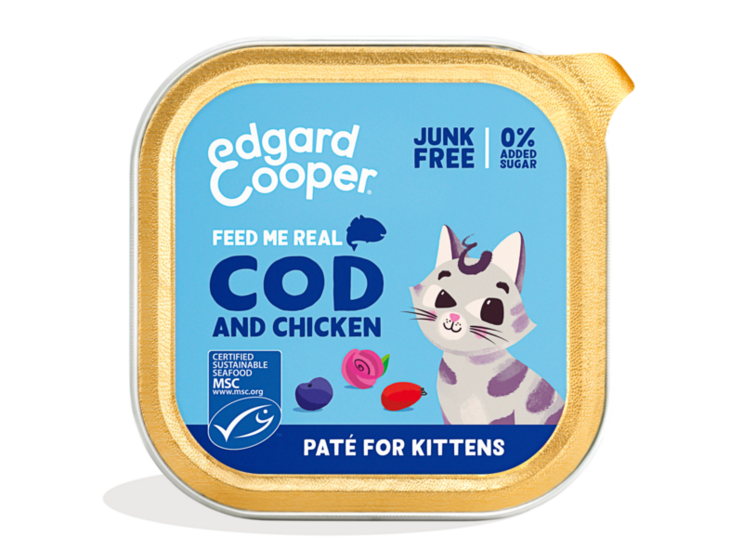 Edgard & Cooper kitten paté - cod & chicken