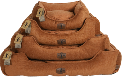 Boony est 1941 premium divan orthopedisch rusty brown 80 x 60 x 25cm