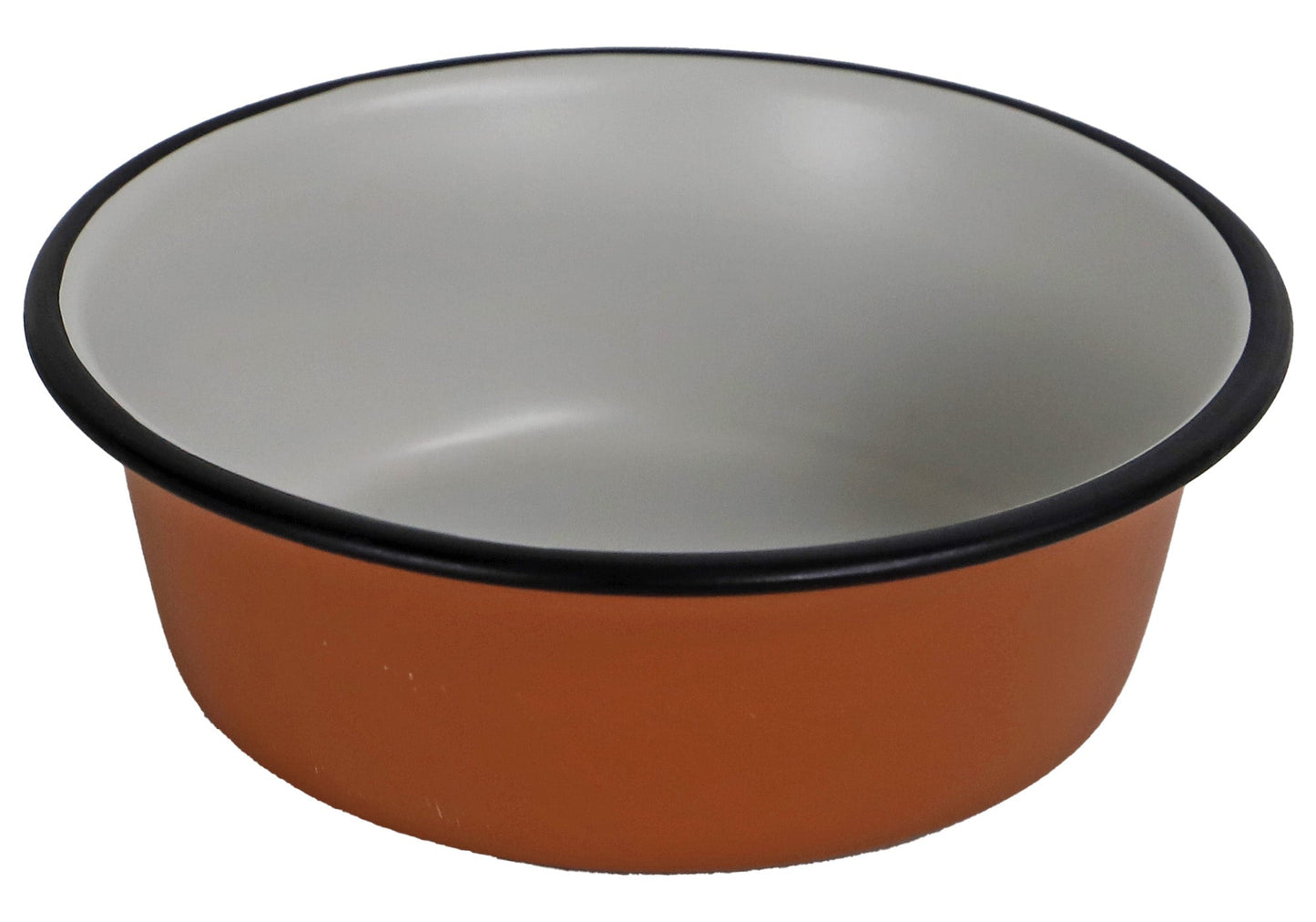 Boon eetbak RVS pawprint 16cm terracotta