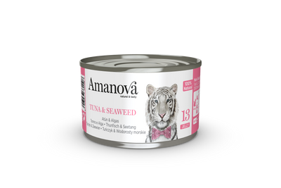 Amanova Cat Tuna & Seaweed in Jelly 70gr.