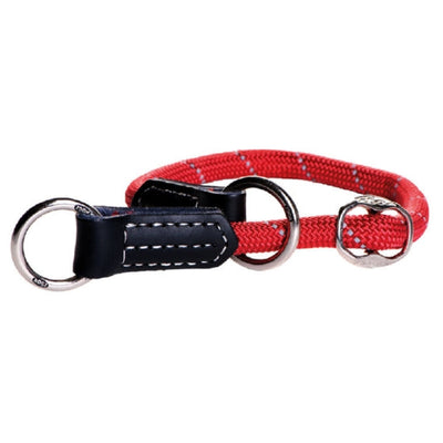 Rogz Obedience Rope halsband rood M 35-40cm x 9mm