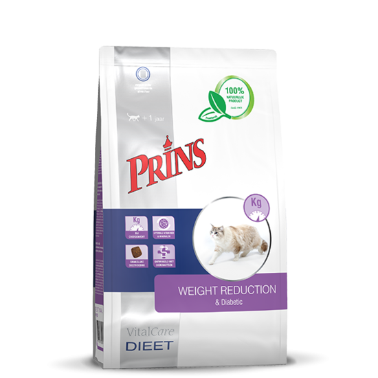 Prins VitalCare Veterinairy Dieet Weight Reduction & Diabetic 1,5kg