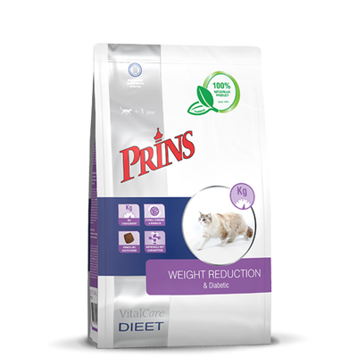 Prins VitalCare Veterinairy Dieet Weight Reduction & Diabetic 5kg