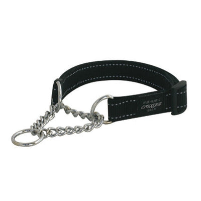 Rogz Utility Obedience sliphalsband M zwart