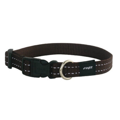 Rogz Utility halsband M chocolate