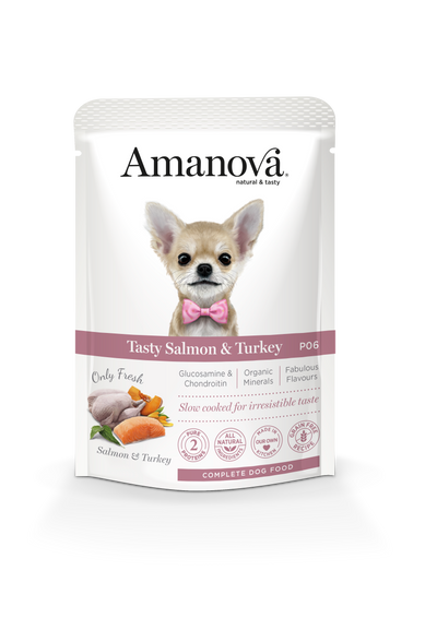 Amanova Adult Dog Brilliant Tasty Salmon & Turkey 100gr.