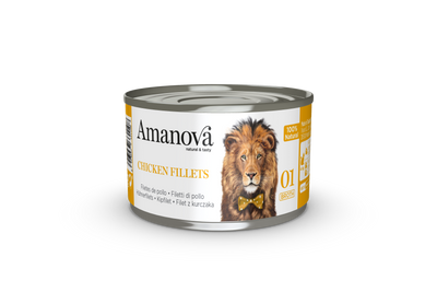 Amanova Cat Chicken Fillets in Bouillon 70gr.