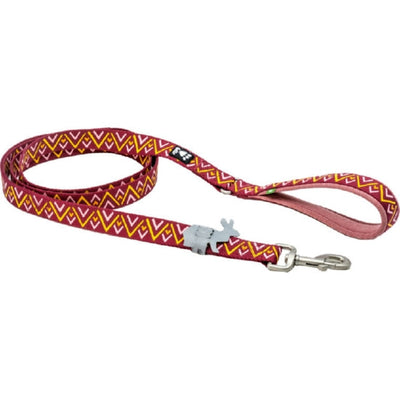 Hurtta Razzle Dazzle standard leash beetroot 2,5/180 cm