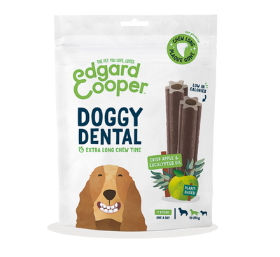 Edgard & Cooper Doggy Dental Sticks Appel - Eucalyptus M