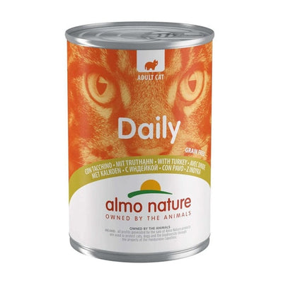 Almo Nature Cat Daily Kalkoen 400gr.