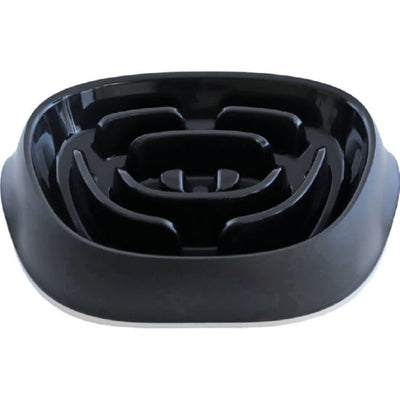 Moderna slowfeeders Slomo plastic 950 ml, zwart