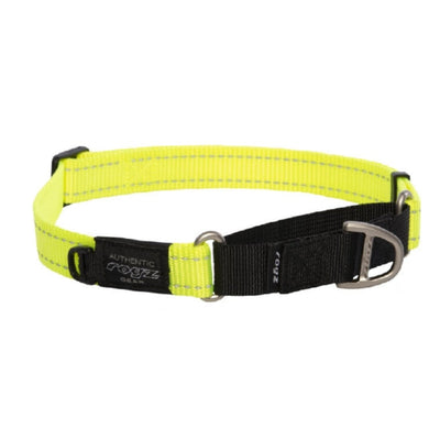 Rogz Utility Control halsband M geel