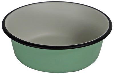 Boon eetbak RVS pawprint 16cm mintgreen
