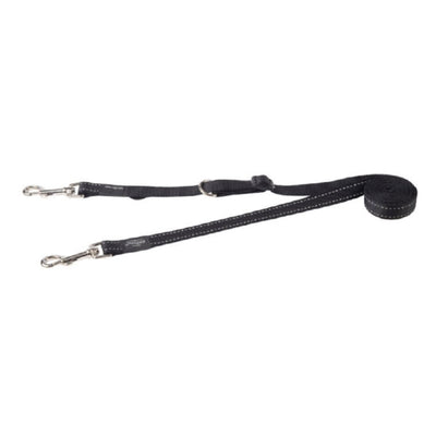 Rogz Utility Control hondenriem XL zwart, 2mtr.