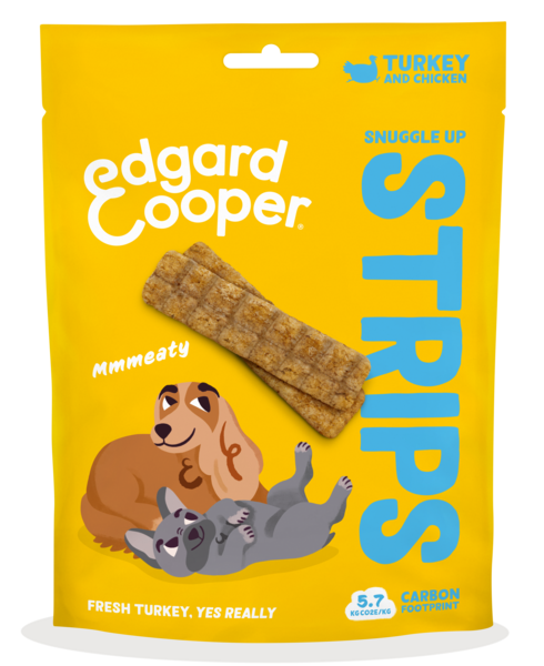 Edgard & Cooper Dog Strips Kalkoen 75gr.