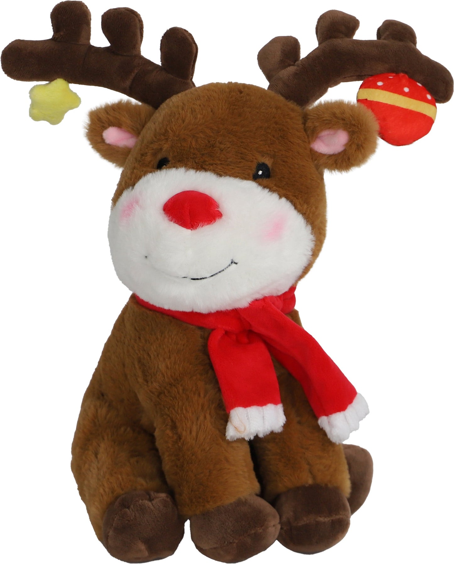 Boon pluche rendier met bel en piep, 25cm