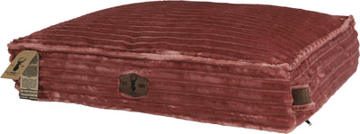 Boony est 1941 premium ligkussen orthopedisch dusty pink velvet corduroy 100 x 80 x 17cm